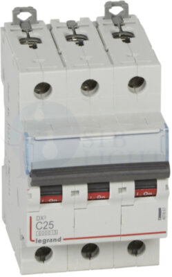 Автомат 3P 25А DX3 (10 кА, C) Legrand 407861