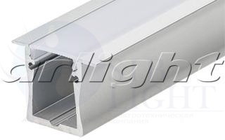 Профиль с экраном ALU-WIDE-F-H28-2000 ANOD+FROST Arlight 014871