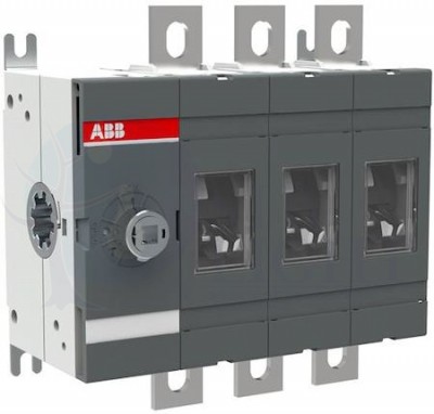 Рубильник OT200E03 до 200А 3-полюсный (без ручки управления) ABB 1SCA022712R1010