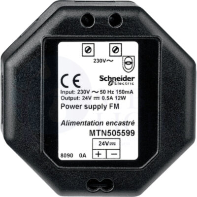 MERTEN ИСТОЧНИК ПИТАНИЯ DC24/0,5A скр. монтаж Schneider Electric MTN505599