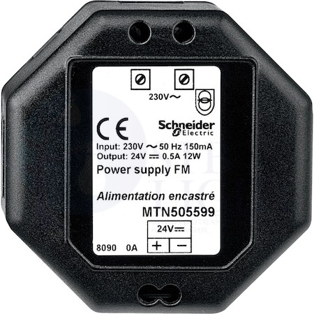 MERTEN ИСТОЧНИК ПИТАНИЯ DC24/0,5A скр. монтаж Schneider Electric MTN505599
