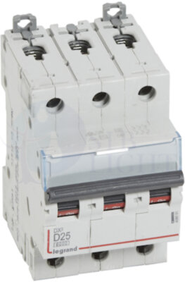 Автомат 3P 25А DX3 (10 кА, D) Legrand 408091