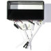 Архитектурный накладной светильник двухсторонний 6W 85-285V D250*H100 (черный корпус)