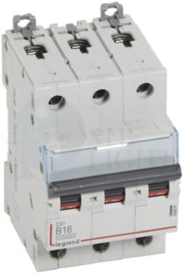 Автомат 3P 16А DX3 (16 кА, B) Legrand 408991