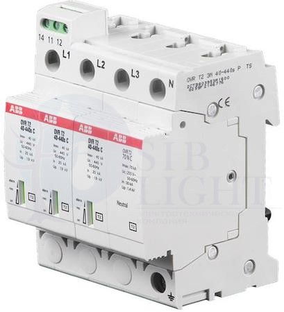 Огран. перенапр. OVR T2 3N 40-440s P TS ABB 2CTB803953R1600
