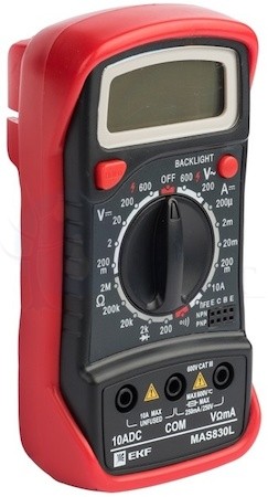 Мультиметр цифровой MAS830L Expert EKF In-180701-pm830L