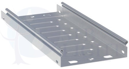 Лоток неперфорированный металлический 50х150х3000-0,7мм EKF L5015000
