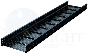Лоток листовой 200x600, лонжерон 2 мм, L 6 м, горячий цинк DKC ДКС USH626HDZ