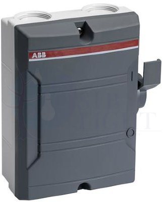 Выключатель в боксе управления сбоку 3р 40А IP65 BW340 TPN ABB 2CMA142408R1000