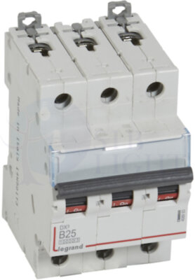 Автомат 3P 25А DX3 (16 кА, B) Legrand 408993