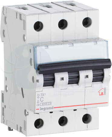 Автомат 3P 32А TX3 (6 кА, C) Legrand 404059