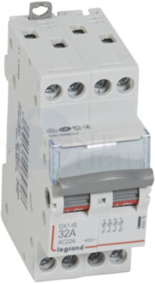 DX3 IS Рубильник 4P 32A Legrand 406479