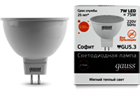 Лампа LED Elementary MR16 GU5.3 7W 3000K 1/10/100 Gauss 13517
