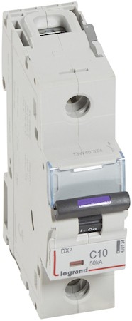 Автоматический выключатель 1 полюс, 10А, C, 50 кА Legrand 410134