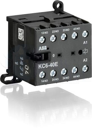 Миниконтактор KС6-40-E 3A (400В AC3) катушка 220В DC ABB GJH1213001R0405