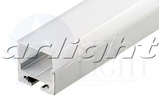 Профиль с экраном SL-LINE-2011-2500 ANOD+OPAL Square