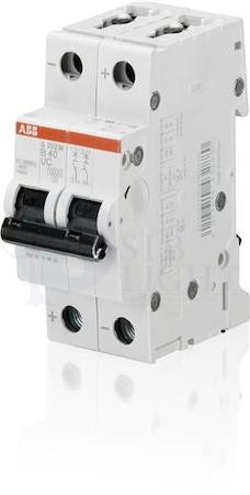 Автомат 2P 6А S200 (10 кА, C) ABB 2CDS272061R0064