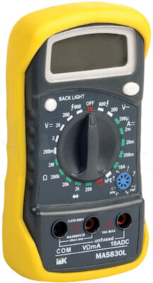 Мультиметр цифровой Master MAS830L IEK TMD-3L-830