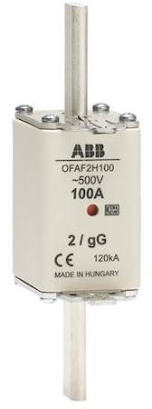 Предохранитель OFAF2H125 125A тип gG размер2, до 500В ABB 1SCA022627R5460