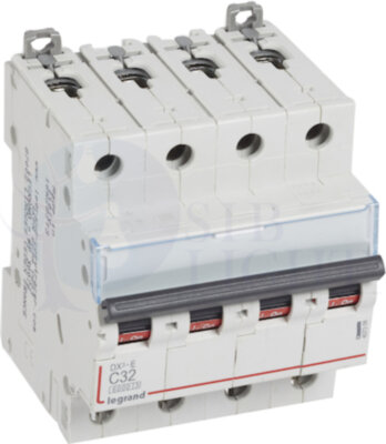 Автомат 4P 32А DX3-E (6 кА, C) Legrand 407308