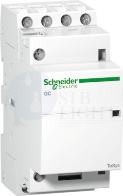 МОДУЛЬНЫЙ КОНТАКТОР 4ПОЛЮСА (4НО).25А. ЦЕПЬ УПРАВЛЕНИЯ 220/240В 50ГЦ Schneider Electric GC2540M5