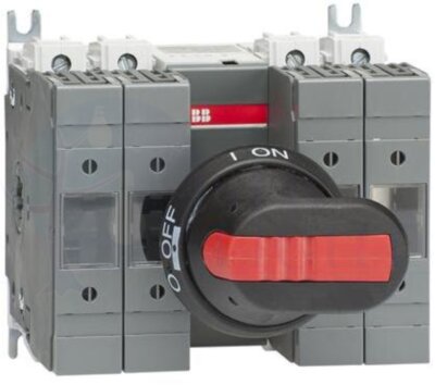 Рубильник OS32GD22N2P с ручкой под предохранители DIN-000 ABB 1SCA115202R1001