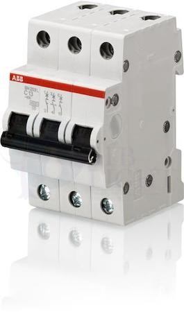 Автомат 3P 16А SH200 (4.5 кА, C) ABB 2CDS243001R0164