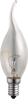 Лампа накаливания CT35 60W E14 clear "Свеча на ветру" Jazzway 3321468