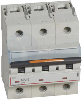 Автомат 3P 16А DX3 (25 кА, MA) Legrand 409882