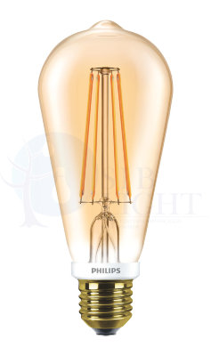Светодиодная лампа Philips E27 7W = 60W очень теплый свет диммируемая филаментная арт. 929001228908