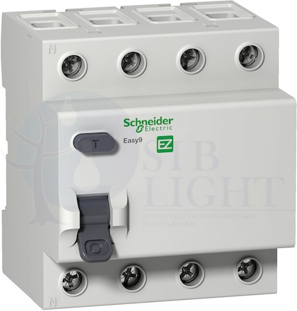 Выключатель дифференциального тока 4P 63А 30мА Easy9 (тип AC) Schneider Electric EZ9R34463