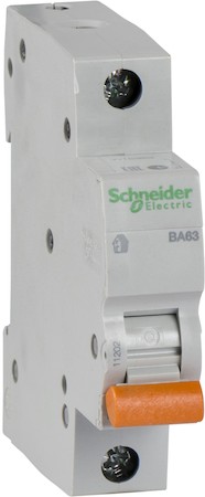 Автомат 1P 10А Домовой (4.5 кА, C) Schneider Electric 11202