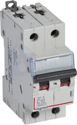 Автомат 2P 10А DX3-E (6 кА, C) Legrand 407275