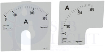Шкала амперметра 0-300 А Legrand 014617