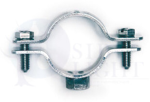 Хомут трубный 1/2" (18-24 мм) М8 оцинкованная сталь DKC ДКС 6040-P12