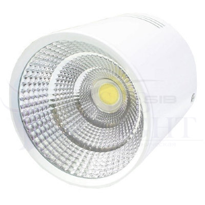 Потолочный накладной светильник Osca Round LED 12W (белый корпус) 100*100мм