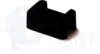 Основание PL6.6 черный 9,5мм. DKC (100 шт) ДКС 25499