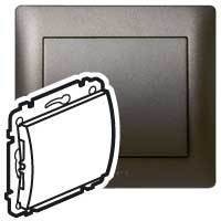 Заглушка Galea Life (под рамку, с/у, dark bronze) Legrand 771278