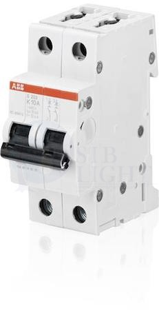 Автомат 2P 6А S200 (10 кА, K) ABB 2CDS252001R0377