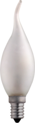 Лампа накаливания CT35 60W E14 frosted "Свеча на ветру" Jazzway 3321482