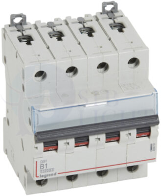 Автомат 4P 1А DX3 (16 кА, B) Legrand 409058