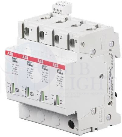 Огран. перенапр. OVR T2 4L 70-440s P TS ABB 2CTB803853R7100