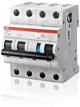 Дифференциальный автомат 3P+N 25А DS203NC (тип AC, 6 кА) ABB 2CSR256040R1254