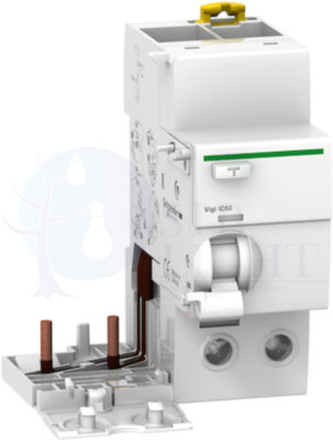 Выключатель дифференциального тока 2P 63А 100мА Acti 9 (тип AC) Schneider Electric A9V12263