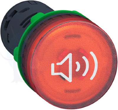 ЗУММЕР, НЕПР./ПРЕР.СИГН., КРАС.ПОДС.,24В Schneider Electric XB5KS2B4