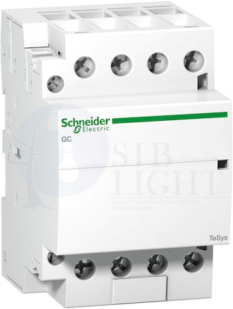 МОДУЛЬНЫЙ КОНТАКТОР 4ПОЛЮСА (4НО).40А. ЦЕПЬ УПРАВЛЕНИЯ 220В 50ГЦ Schneider Electric GC4040M5