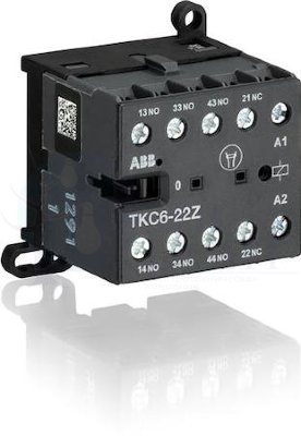 Миниконтактор TКC6-22Z 3A (400В AC3) катушка 77-143В DC ABB GJH1213061R6222