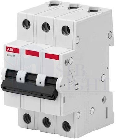 Автомат 3P 10А Basic M (4.5 кА, C) ABB 2CDS643041R0104