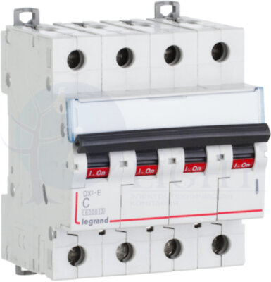 Автомат 4P 1А DX3-E (6 кА, C) Legrand 407298