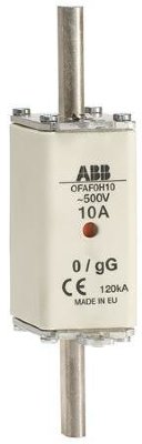Предохранитель OFAF0H80 80A тип gG размер0, до 500В ABB 1SCA022627R2870